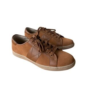 Vionic Tan Suede Men's Sneakers